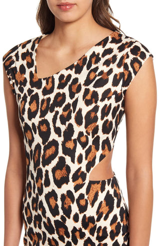 Cheetah Chic Peekaboo Dress