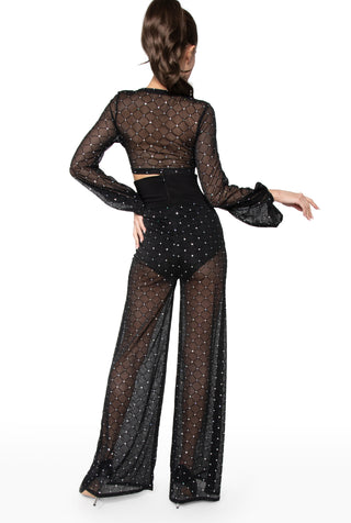 Two Piece Crystal Mesh Set
