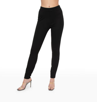 High Waisted Skinny Pant (Black)